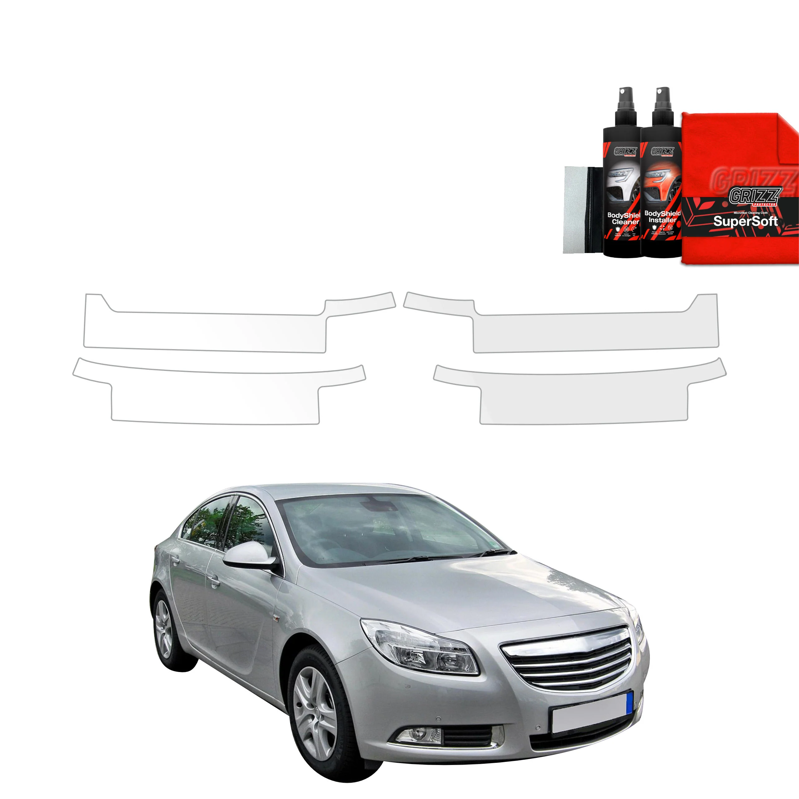 4in1 Schutzfolie Grizz Protector für Schweller - Opel Insignia A Kombi 5D (2008-2013)