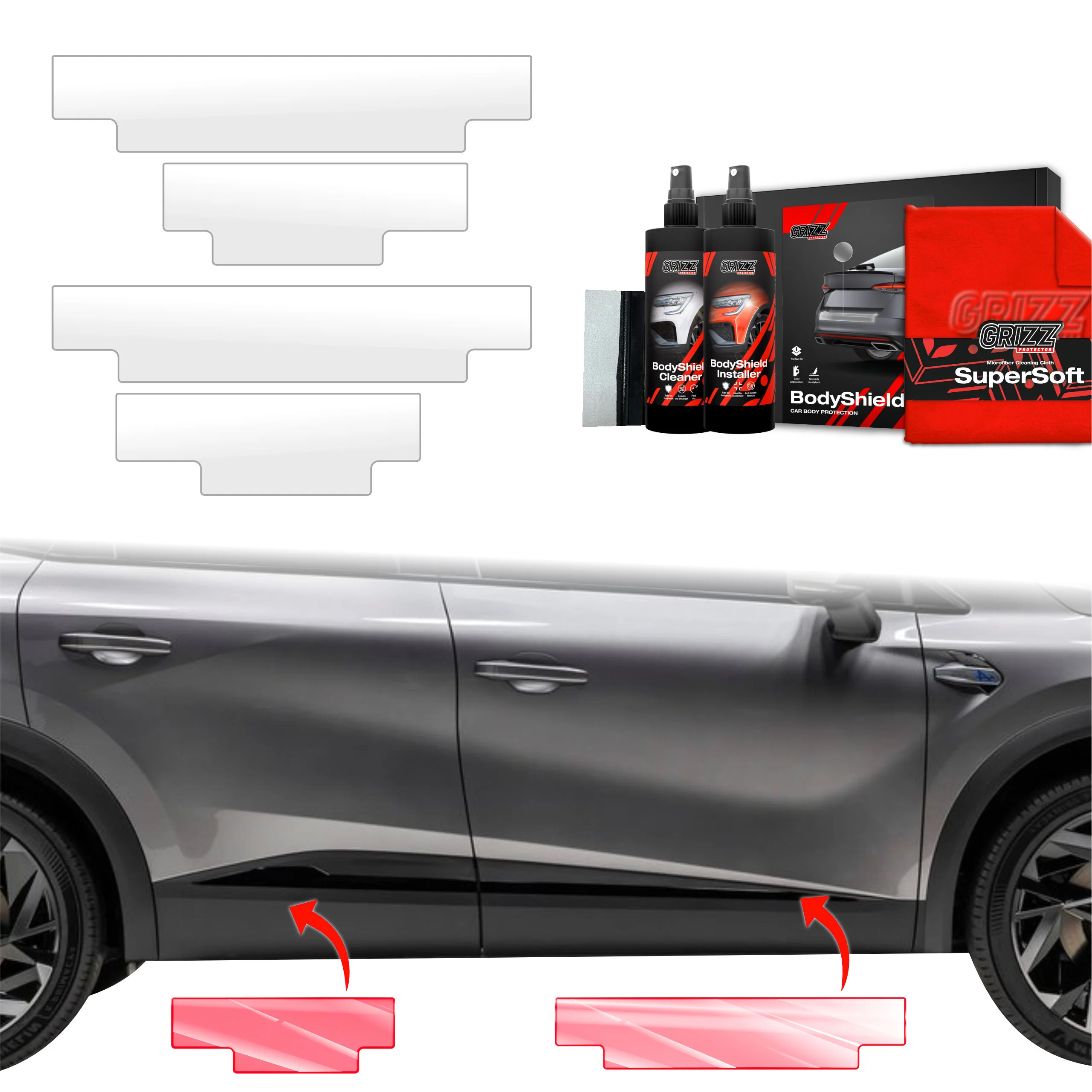 4in1 Schutzfolie Grizz Protector für Schweller - Renault Symbioz (2024-2025)