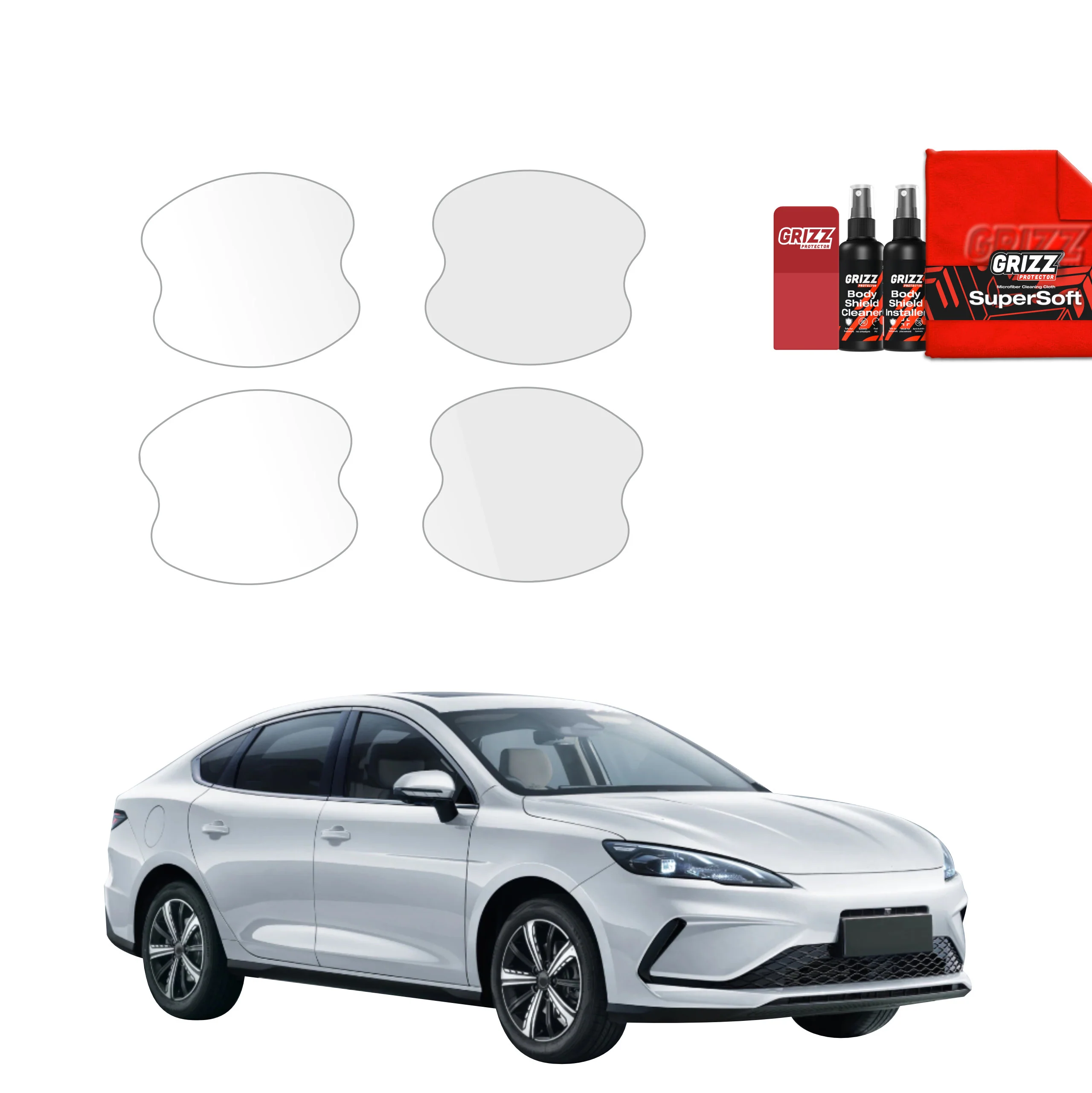 4in1 Schutzfolie Grizz Protector für Türgriffmulden - BYD Seal 05 Dm-i (2025)