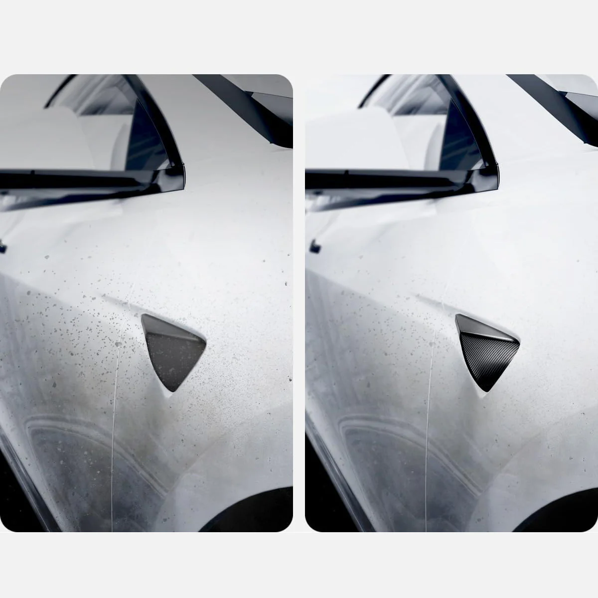 Abdeckungen für Seitenkameras für Tesla Model 3 Highland 2024-25, Spigen Side Camera Protection Cover, Carbon - Image 14
