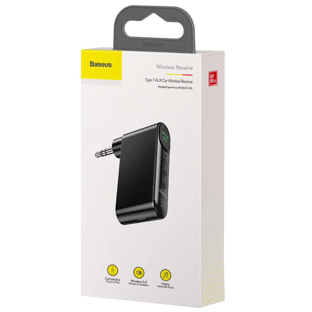 Adapter Baseus Transmiter Audio BSBA-02 (Overseas Edition), Schwarz - Image 6
