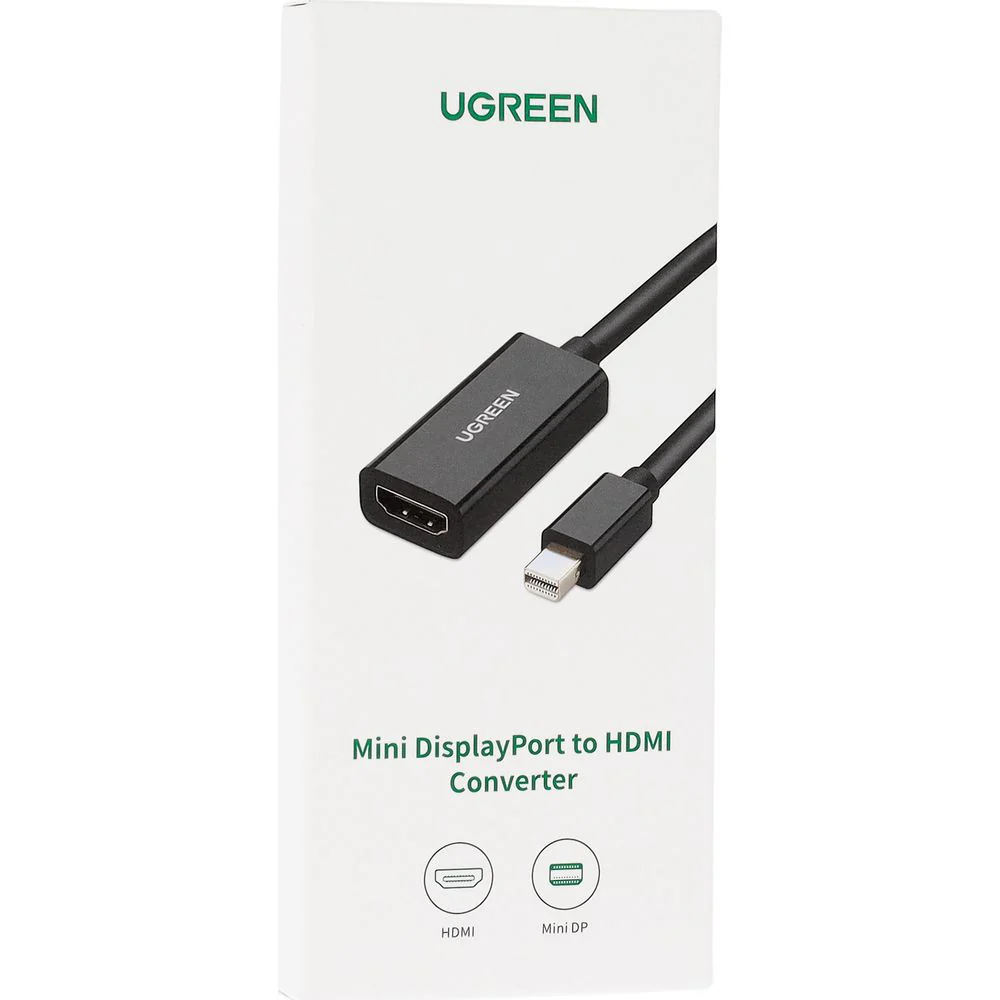 Adapter Mini DisplayPort Thunderbolt 2.0 (Stecker) zu HDMI (Buchse), 0,25 m, Ugreen MD112, Schwarz - Image 11