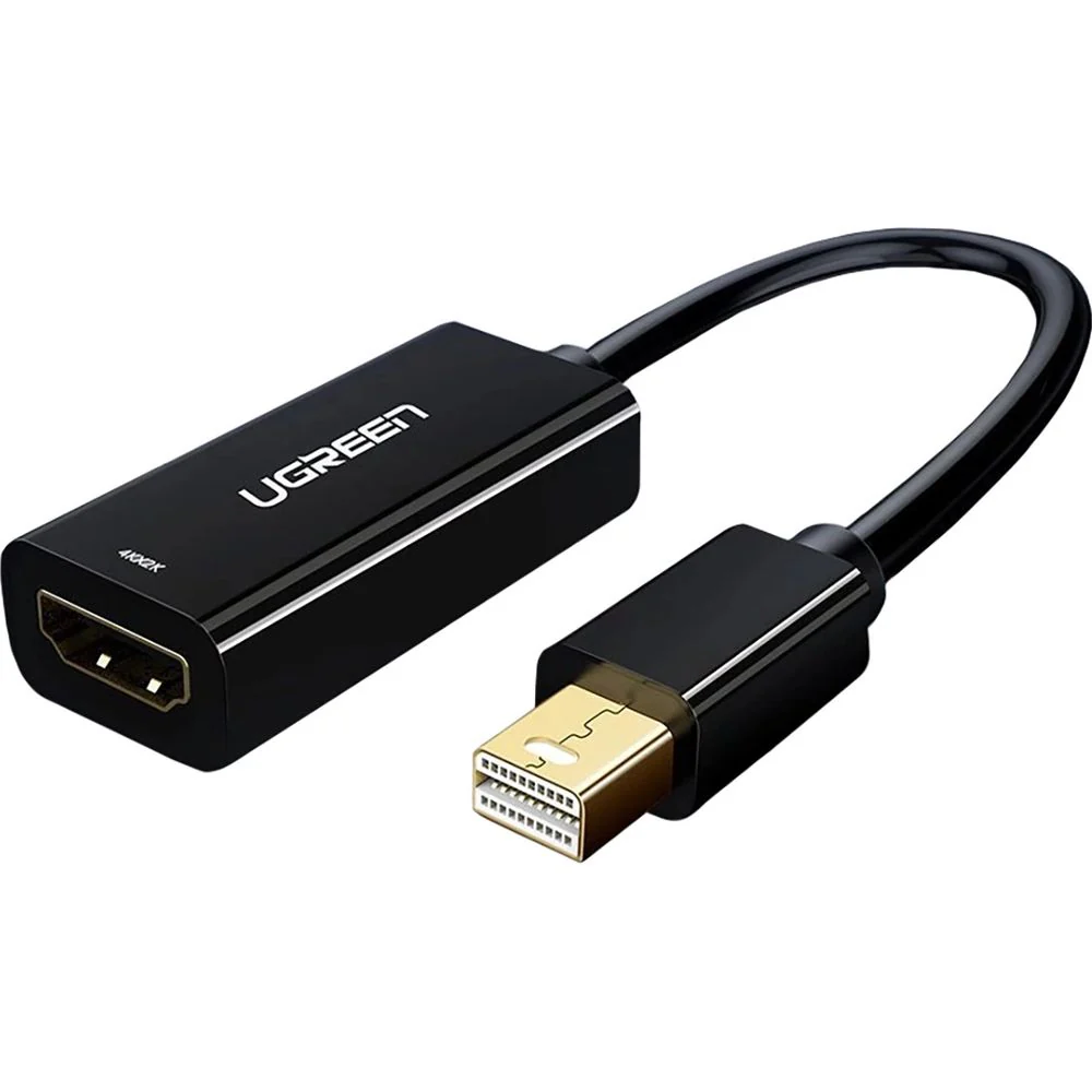 Adapter Mini DisplayPort Thunderbolt 2.0 (Stecker) zu HDMI (Buchse), 0,25 m, Ugreen MD112, Schwarz - Image 2