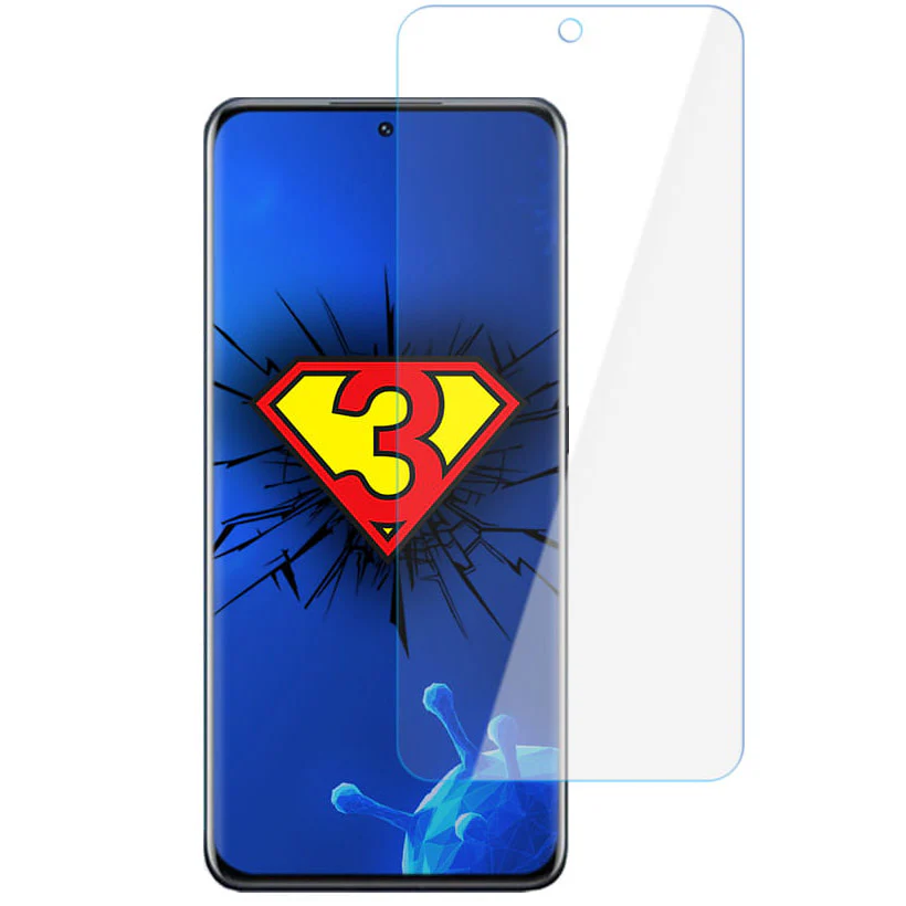Antimikrobielle Schutzfolie 3MK Silver Protection+ für Xiaomi 12/12X