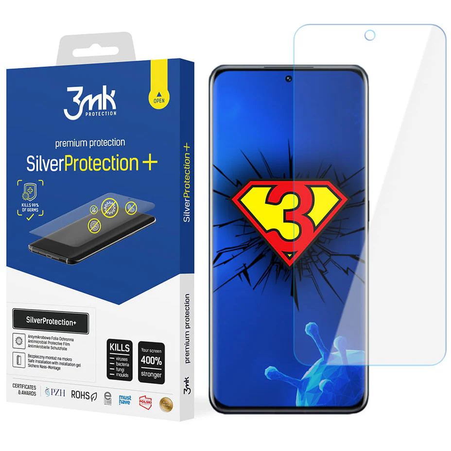 Antimikrobielle Schutzfolie 3MK Silver Protection+ für Xiaomi 12/12X - Image 2