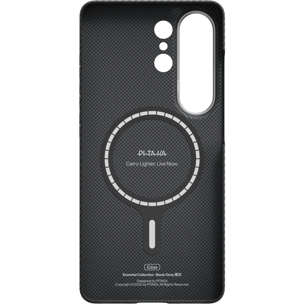 Aramid Handyhülle für Galaxy S26 Ultra, Pitaka Edge Case, mit programmierbaren Tasten Aaron Button, mit MagSafe, Schwarz - Image 2