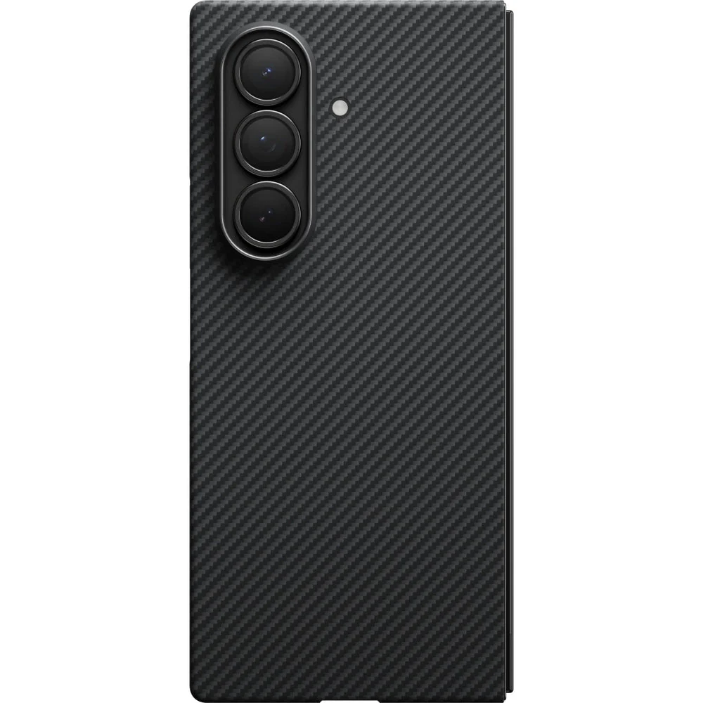 Aramid Handyhülle für Galaxy Z Fold7, PITAKA Ultra-Slim Case mit MagSafe, Schwarz mit Kevlar - Image 4