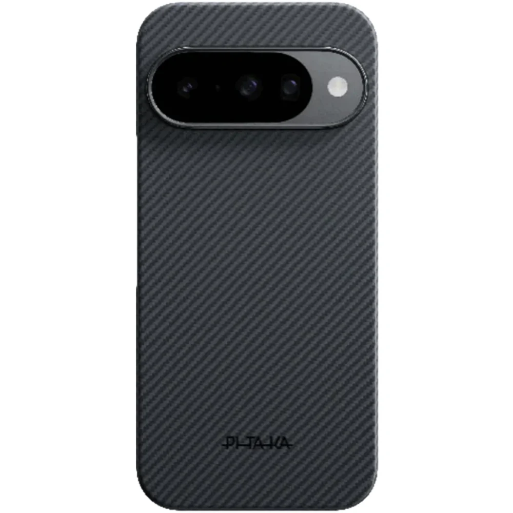 Aramid Handyhülle für Google Pixel 10, PITAKA Ultra-Slim Case mit MagSafe, Schwarz