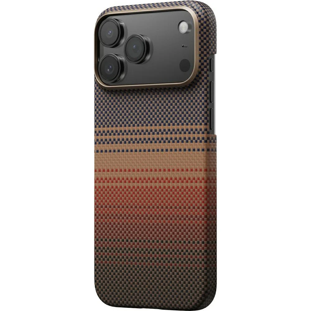 Aramid Handyhülle für iPhone 17 Pro Max, PITAKA Ultra-Slim Case mit MagSafe, Braun-schwarz - Image 10