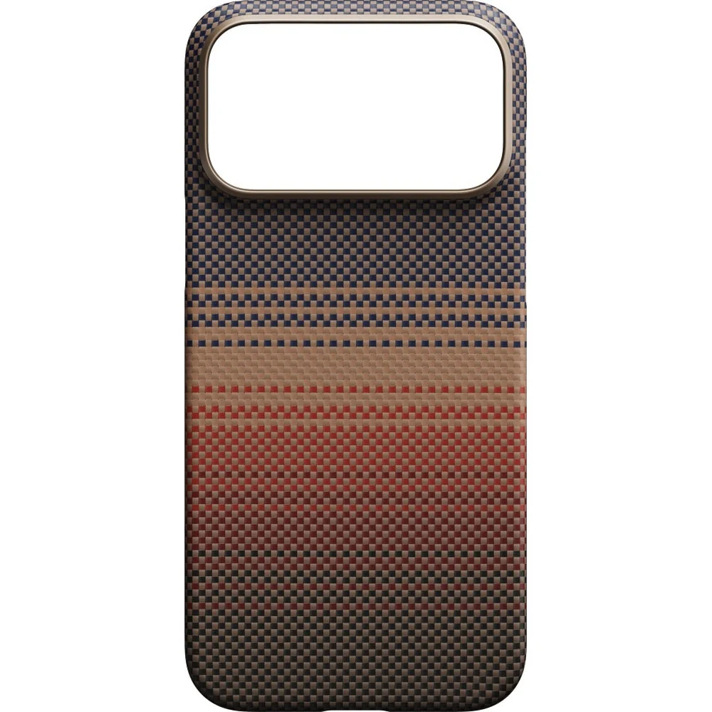 Aramid Handyhülle für iPhone 17 Pro Max, PITAKA Ultra-Slim Case mit MagSafe, Braun-schwarz - Image 4