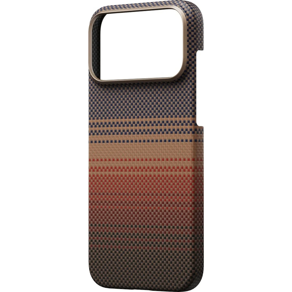 Aramid Handyhülle für iPhone 17 Pro Max, PITAKA Ultra-Slim Case mit MagSafe, Braun-schwarz - Image 5