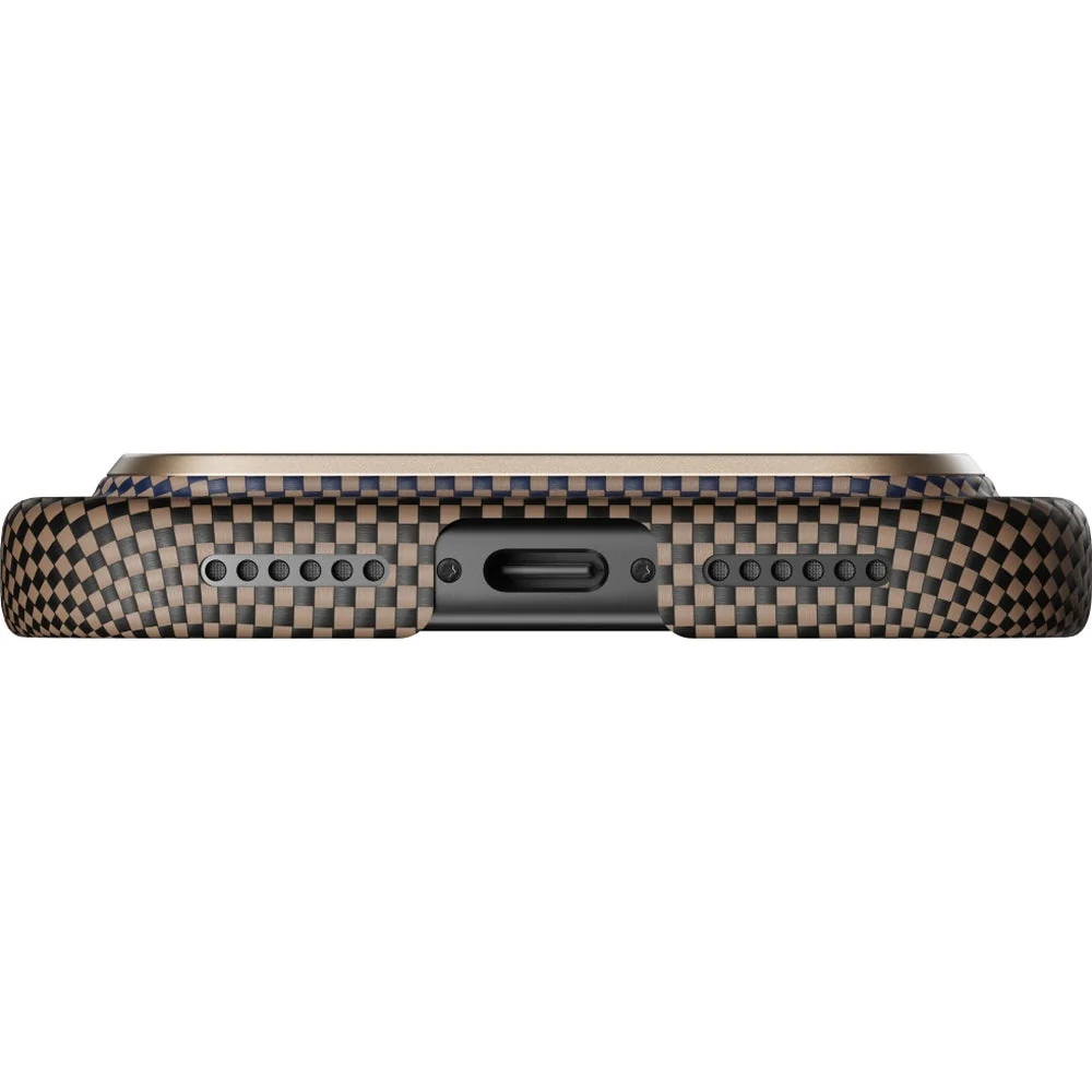 Aramid Handyhülle für iPhone 17 Pro Max, PITAKA Ultra-Slim Case mit MagSafe, Braun-schwarz - Image 8