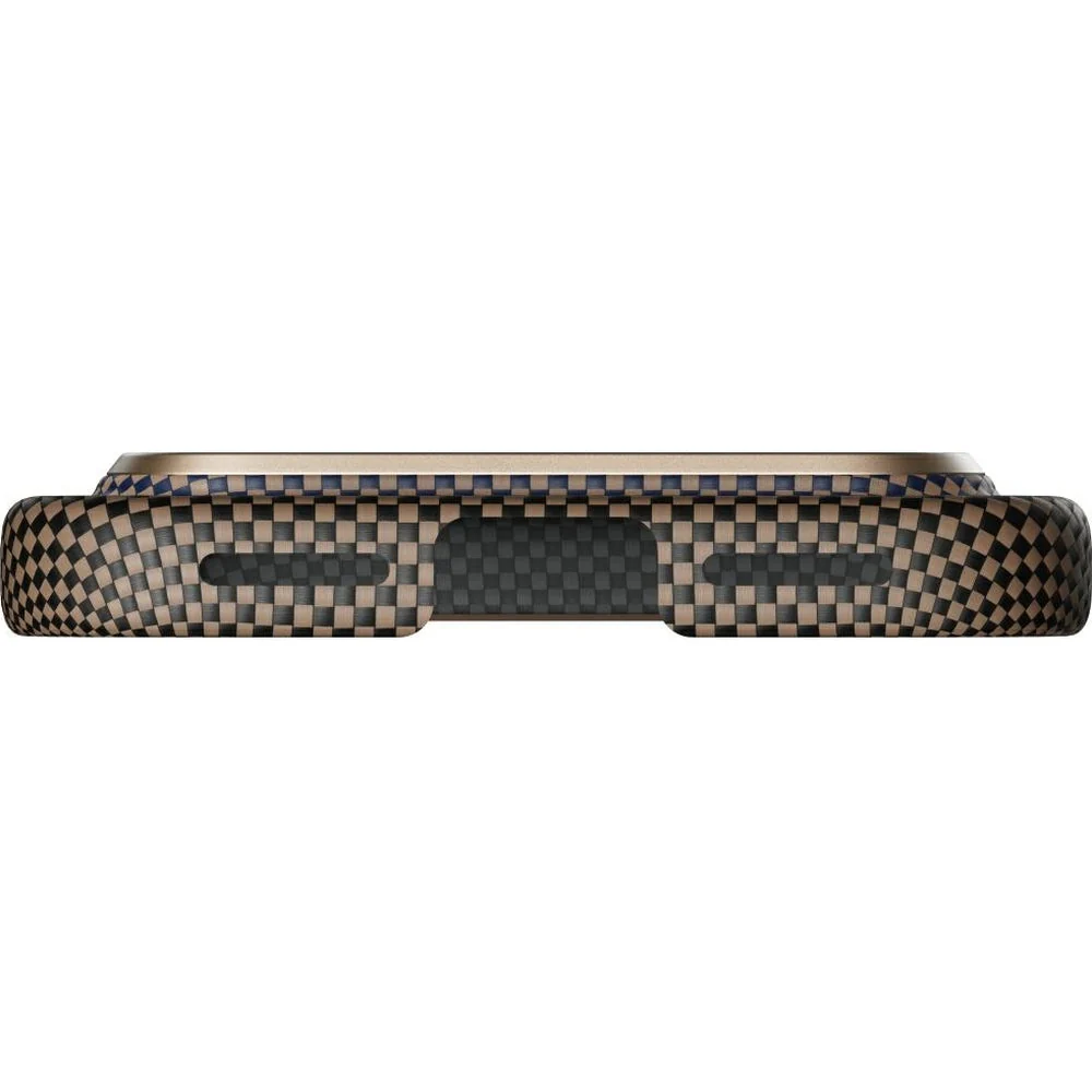 Aramid Handyhülle für iPhone 17 Pro Max, PITAKA Ultra-Slim Case mit MagSafe, Braun-schwarz - Image 9