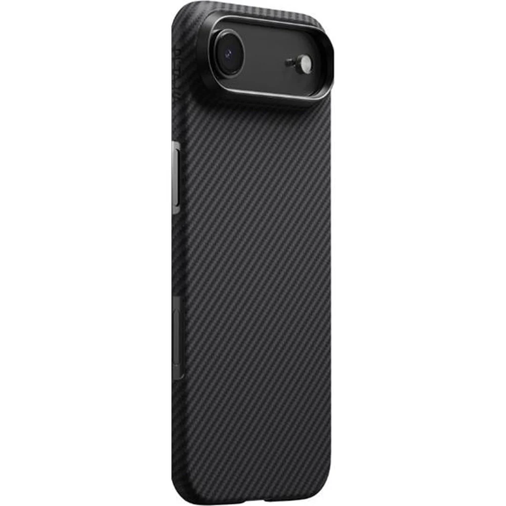 Aramid Handyhülle für iPhone Air, PITAKA Ultra-Slim Case mit MagSafe, Schwarz mit Kevlar