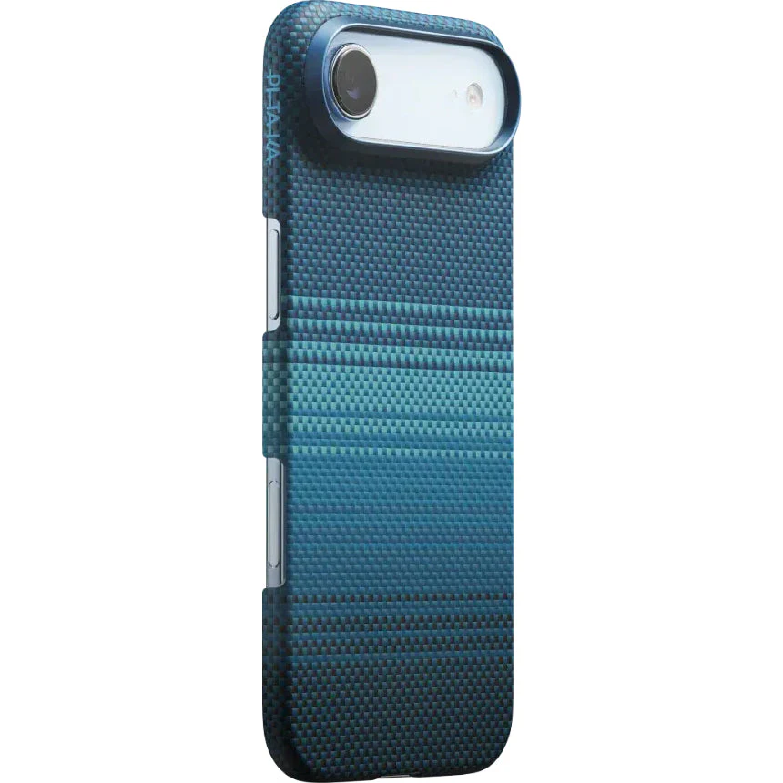 Aramid Handyhülle für iPhone Air, PITAKA Ultra-Slim Case PitaTap mit MagSafe, Blau - Image 3