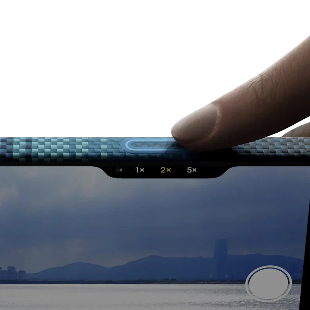 Aramid Handyhülle für iPhone Air, PITAKA Ultra-Slim Case PitaTap mit MagSafe, Blau - Image 5