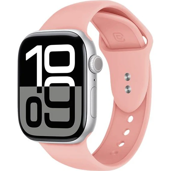 Armband für Apple Watch 38/40/41/42 mm, Crong Sport Liquid Band, Rosa - Image 3