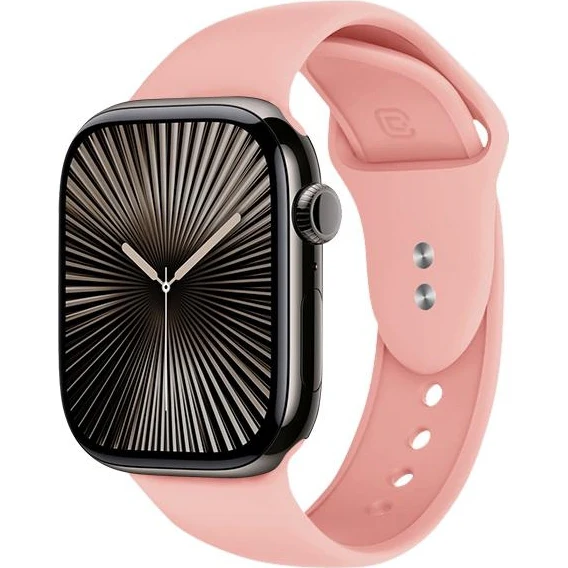 Armband für Apple Watch 38/40/41/42 mm, Crong Sport Liquid Band, Rosa - Image 5