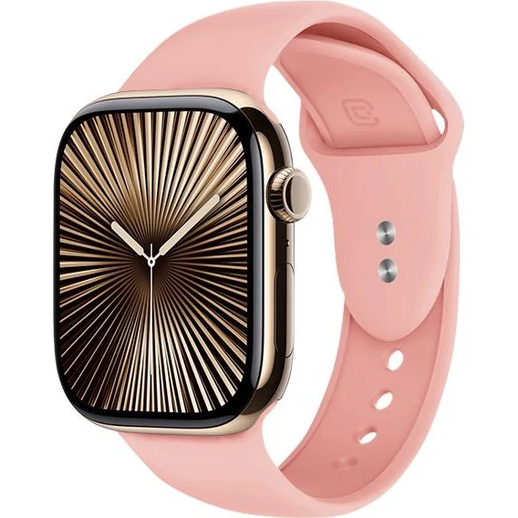 Armband für Apple Watch 38/40/41/42 mm, Crong Sport Liquid Band, Rosa - Image 6
