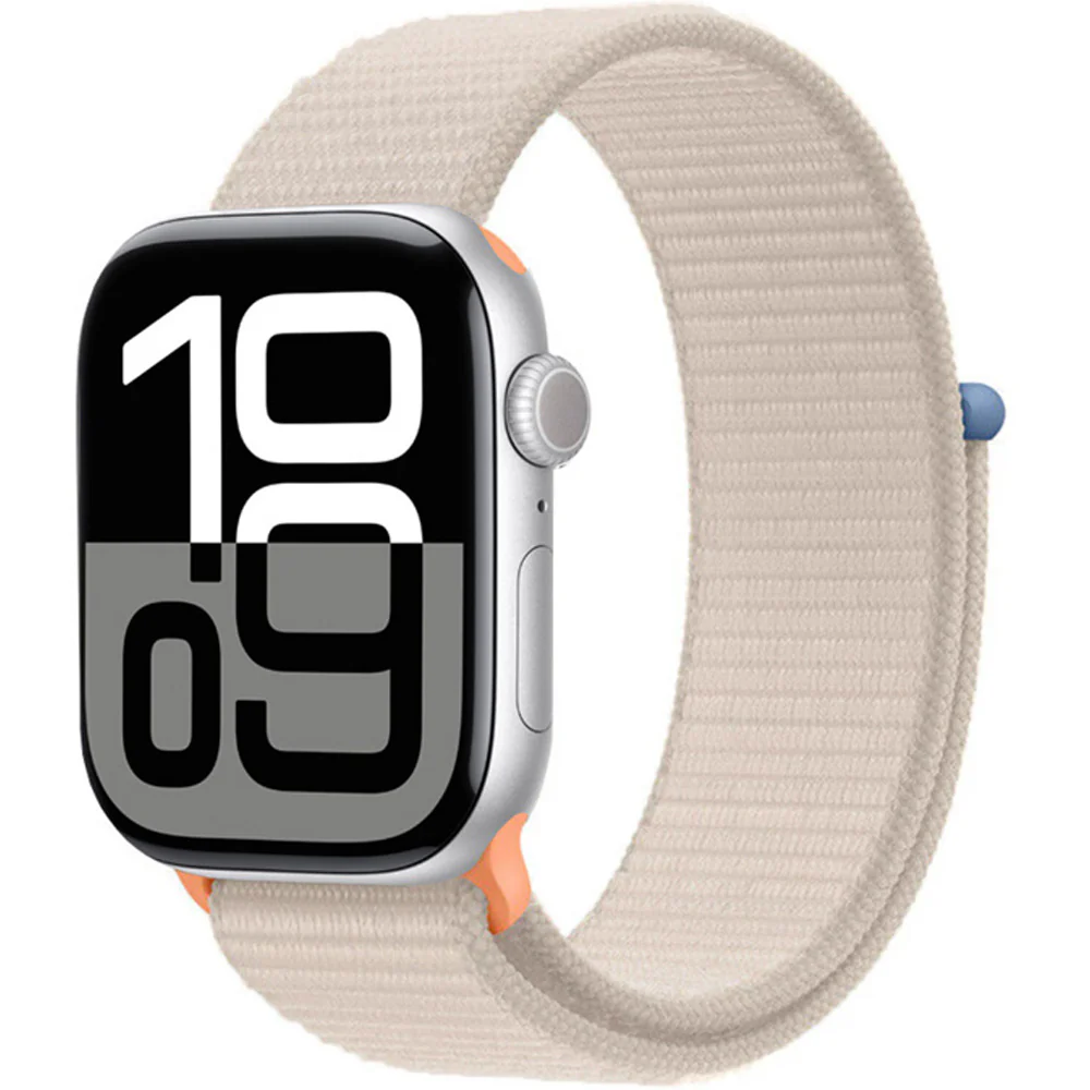 Armband für Apple Watch 42/41/40/38 mm, Crong Nylon, Beige - Image 3