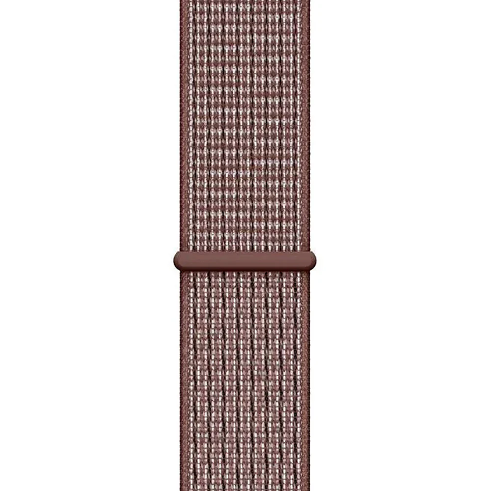 Armband für Apple Watch 42/41/40/38 mm, Crong Nylon, Braun - Image 5