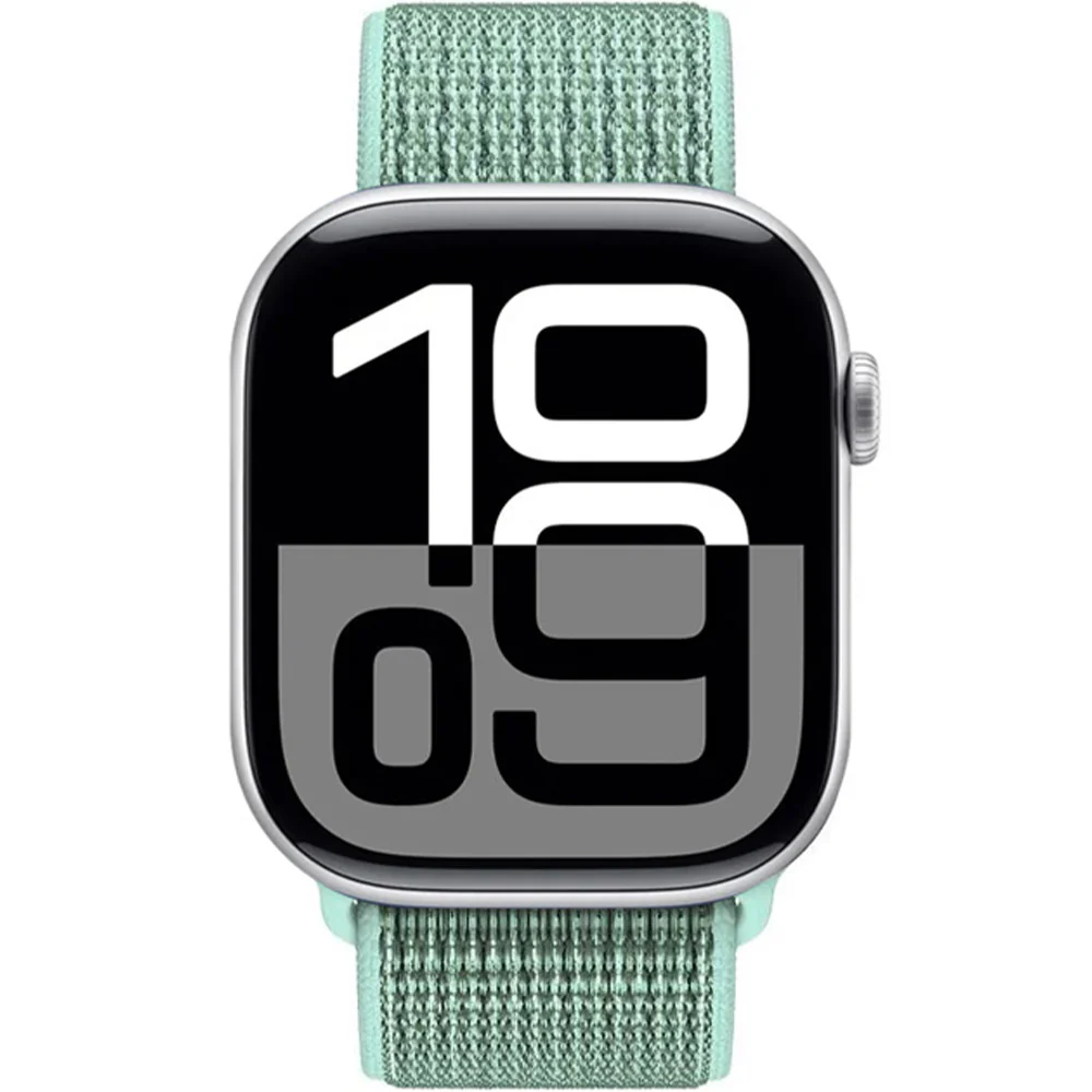 Armband für Apple Watch 42/41/40/38 mm, Crong Nylon, Grün - Image 4