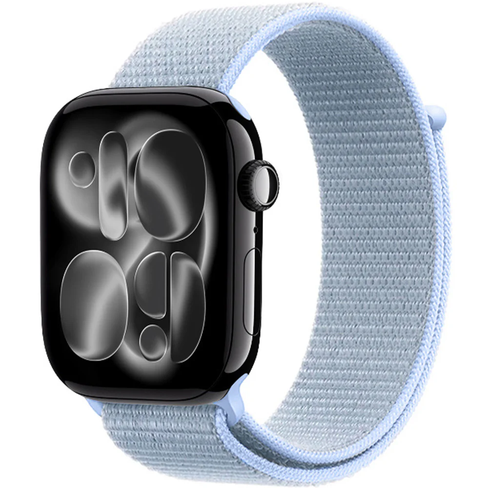 Armband für Apple Watch 42/41/40/38 mm, Crong Nylon, Hellblau - Image 2