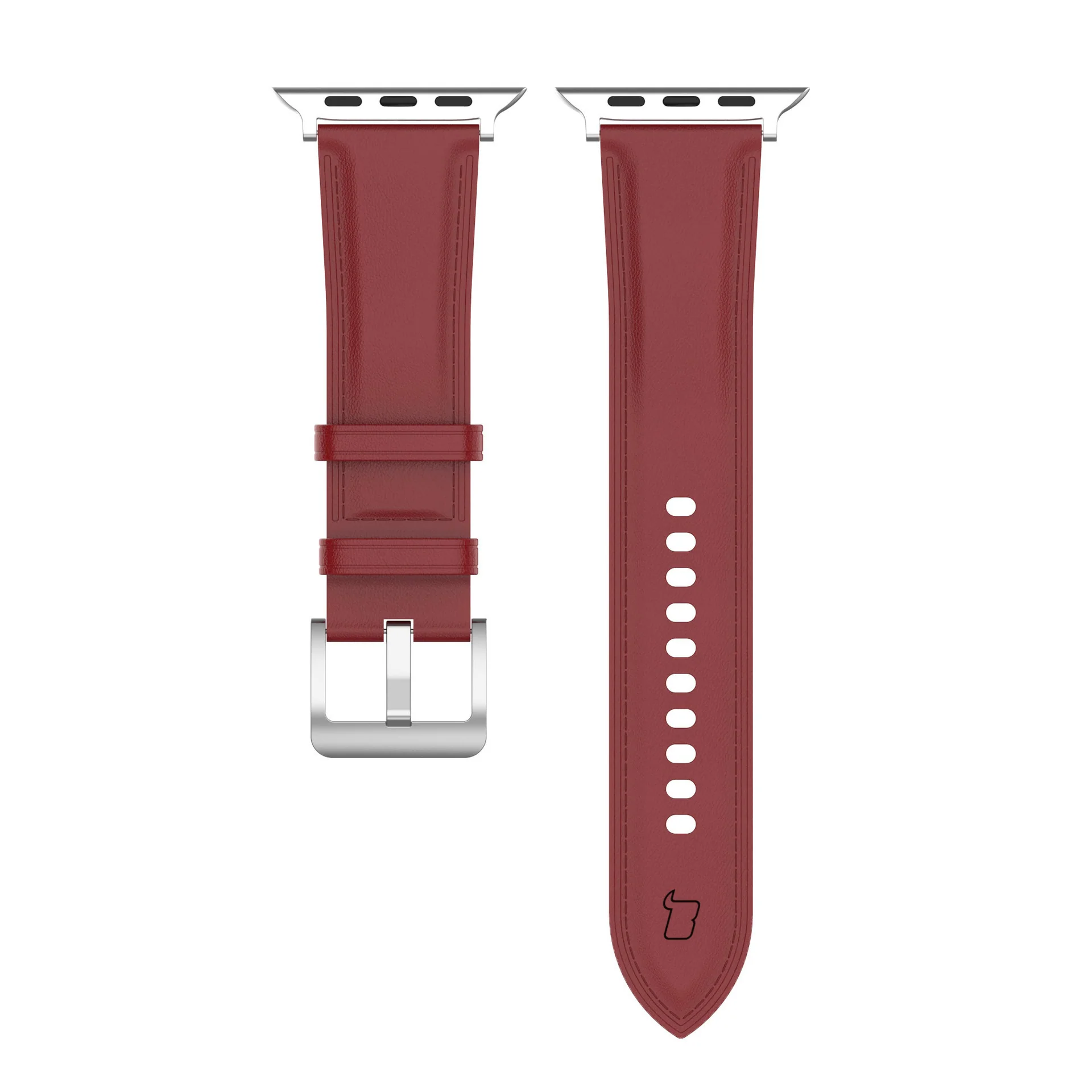 Armband für Apple Watch 44/45/46/49 mm, Bizon Strap Watch Casual, Rot - Image 5