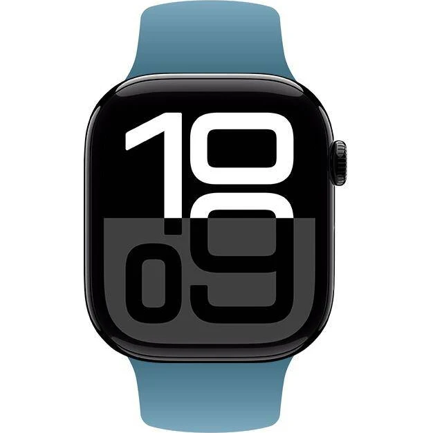 Armband für Apple Watch 44/45/46/49 mm, Crong Sport Liquid Band, Blau - Image 2
