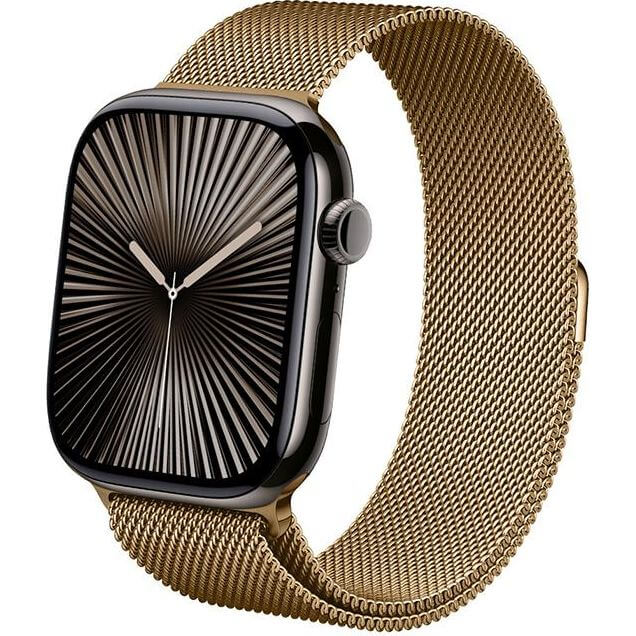 Armband für Apple Watch 49/46/45/44/42 mm, Crong Milano Steel Band, Rosegold - Image 3
