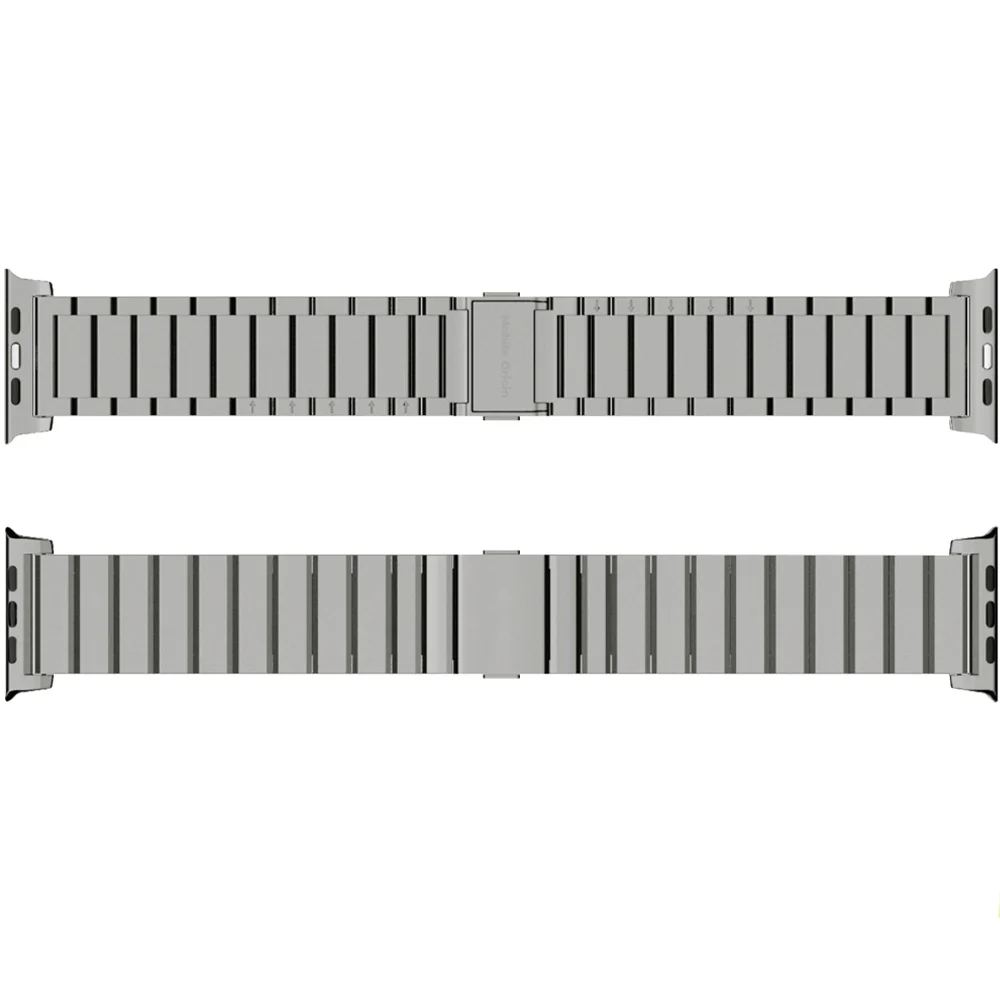 Armband für Apple Watch 49/46/45/44 mm, Mobile Origin Titanium Band Modena, Titan - Image 8