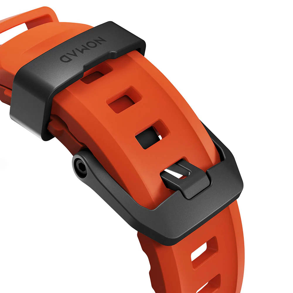 Armband für Apple Watch 49/46/45/44 mm, Nomad Rocky Point Band, Orange-Schwarz - Image 4