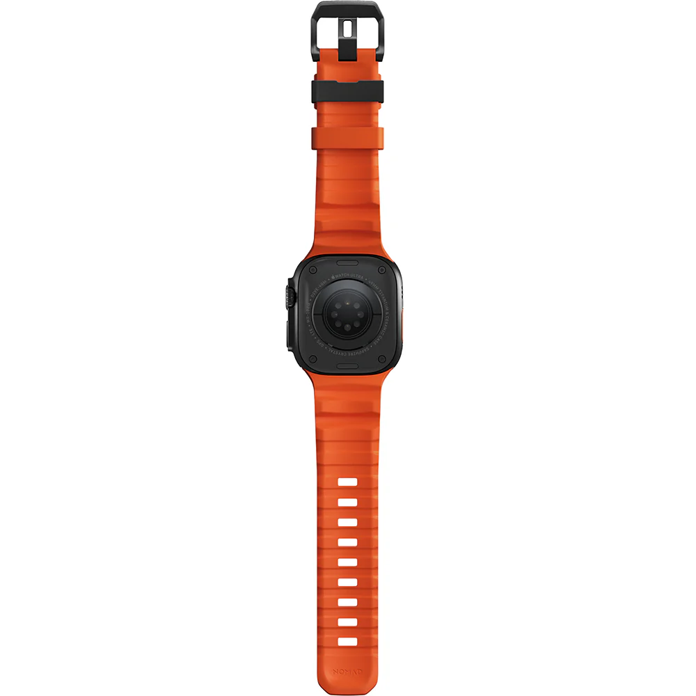 Armband für Apple Watch 49/46/45/44 mm, Nomad Rocky Point Band, Orange-Schwarz - Image 8