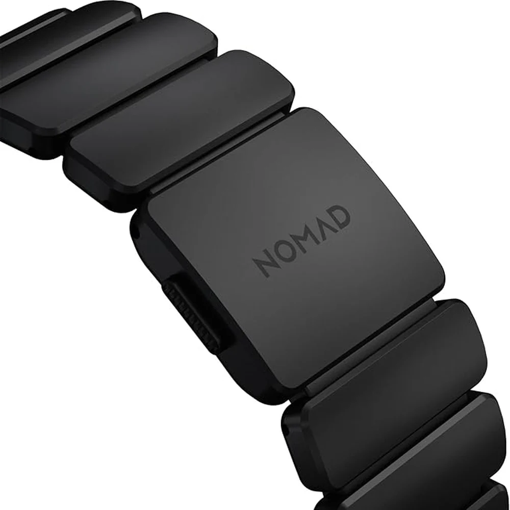 Armband für Apple Watch 49/46/45/44 mm, Nomad Stratos Band, Schwarzer Titan - Image 4