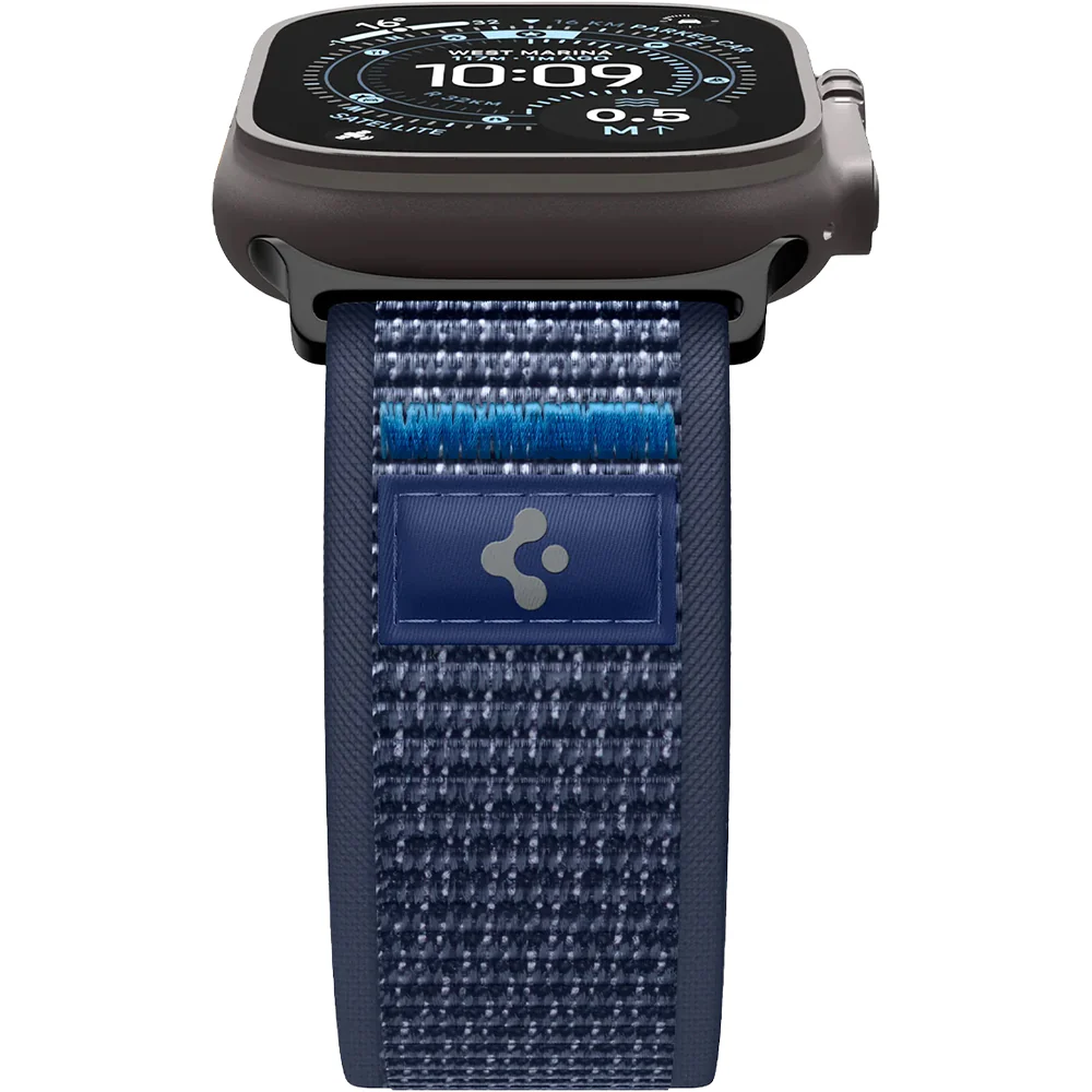 Armband für Apple Watch 49/46/45/44 mm, Spigen Athlex Air 2, Dunkelblau - Image 10
