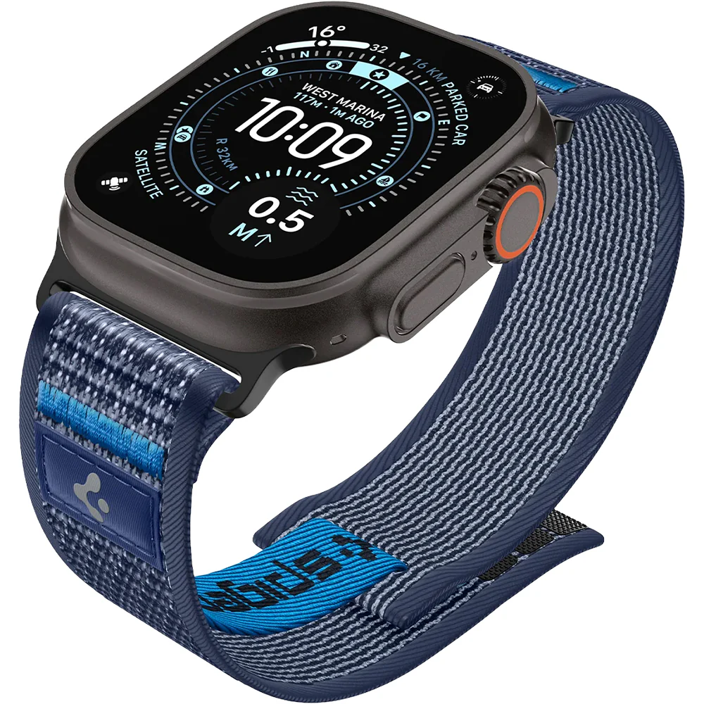 Armband für Apple Watch 49/46/45/44 mm, Spigen Athlex Air 2, Dunkelblau - Image 14