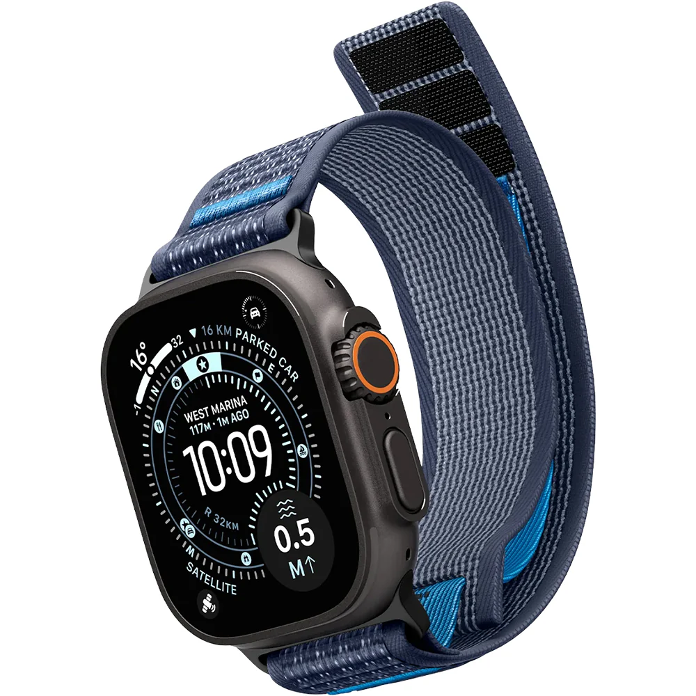 Armband für Apple Watch 49/46/45/44 mm, Spigen Athlex Air 2, Dunkelblau - Image 15