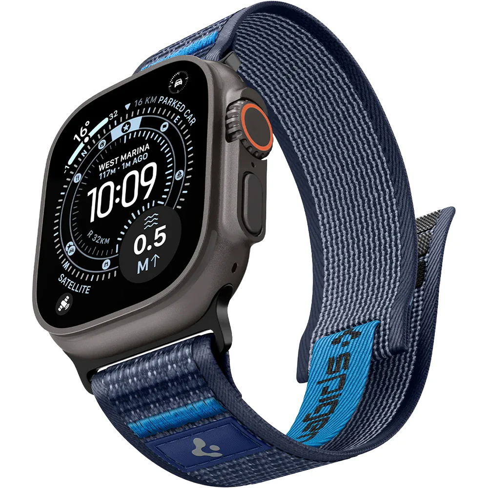 Armband für Apple Watch 49/46/45/44 mm, Spigen Athlex Air 2, Dunkelblau - Image 17