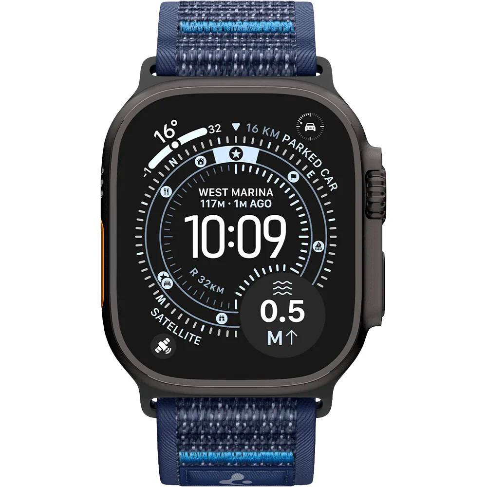 Armband für Apple Watch 49/46/45/44 mm, Spigen Athlex Air 2, Dunkelblau - Image 18
