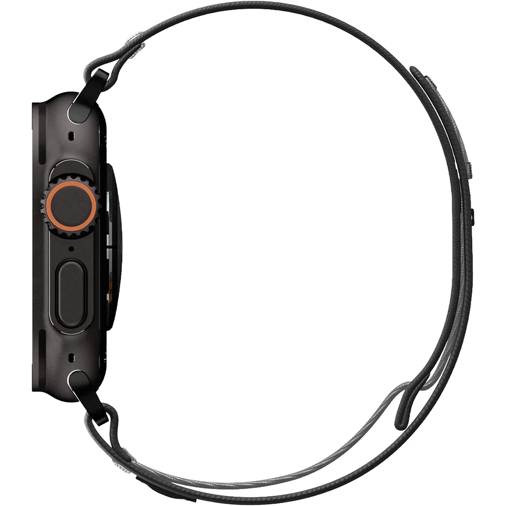 Armband für Apple Watch 49/46/45/44 mm, Spigen Athlex Air 2, Schwarz-Grau - Image 9
