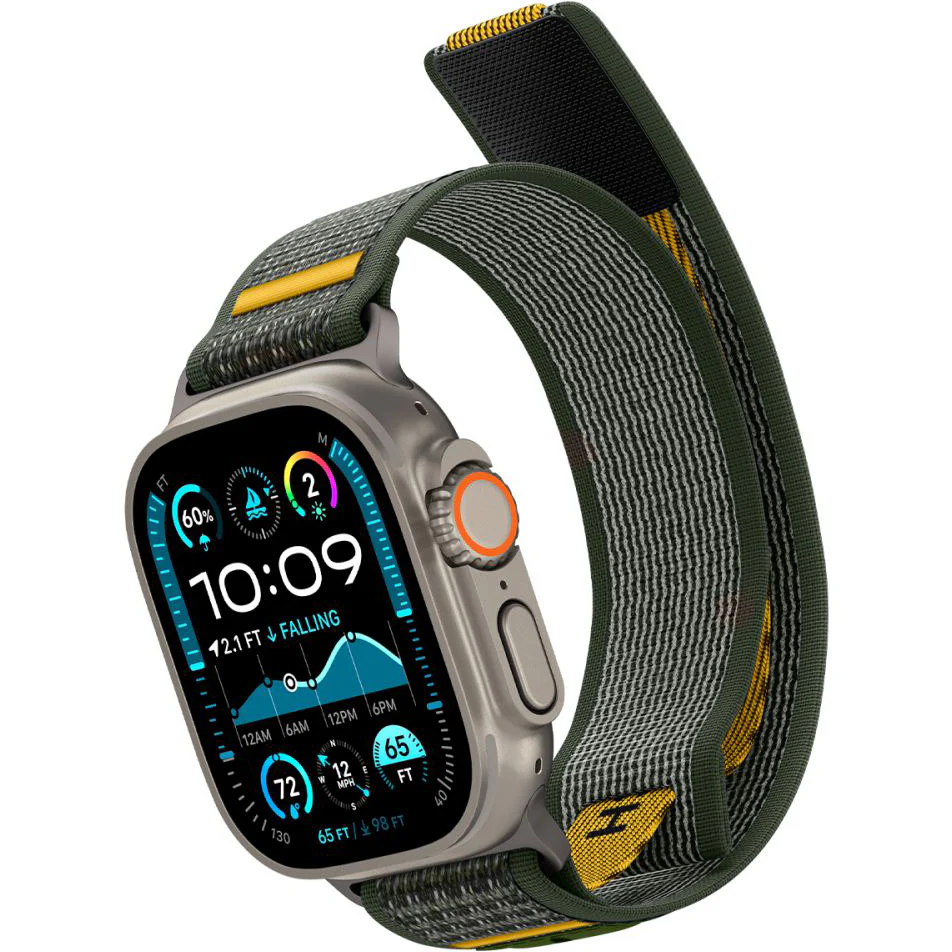 Armband für Apple Watch 49/46/45/44 mm, Spigen Athlex Air, Grün - Image 4