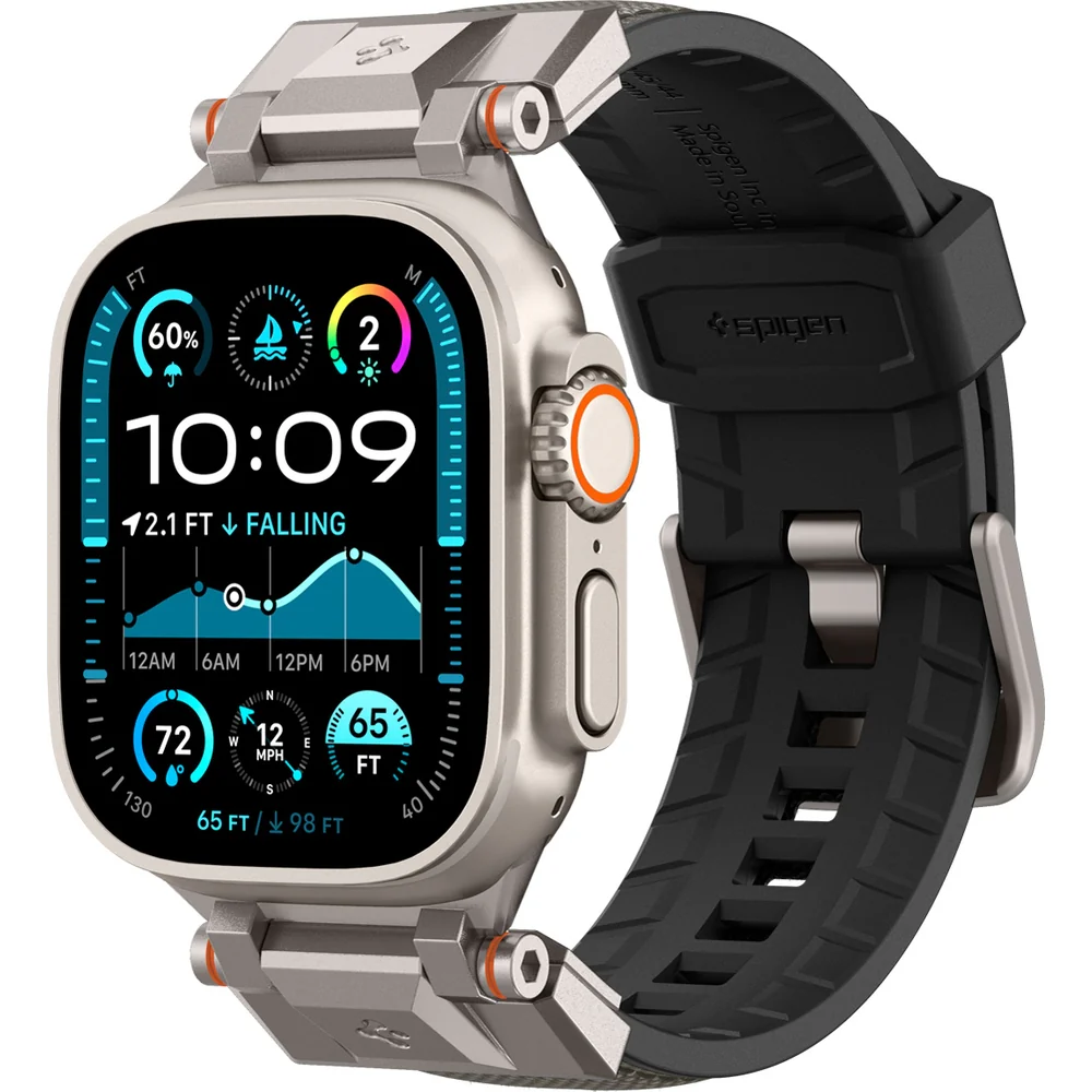 Armband für Apple Watch 49/46/45/44 mm, Spigen DuraPro Armor, Grau - Image 2