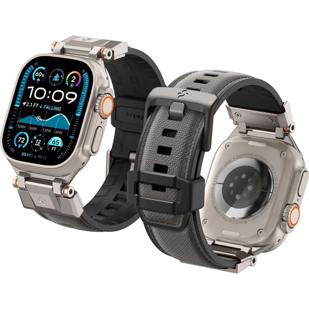 Armband für Apple Watch 49/46/45/44 mm, Spigen DuraPro Armor, Grau - Image 8