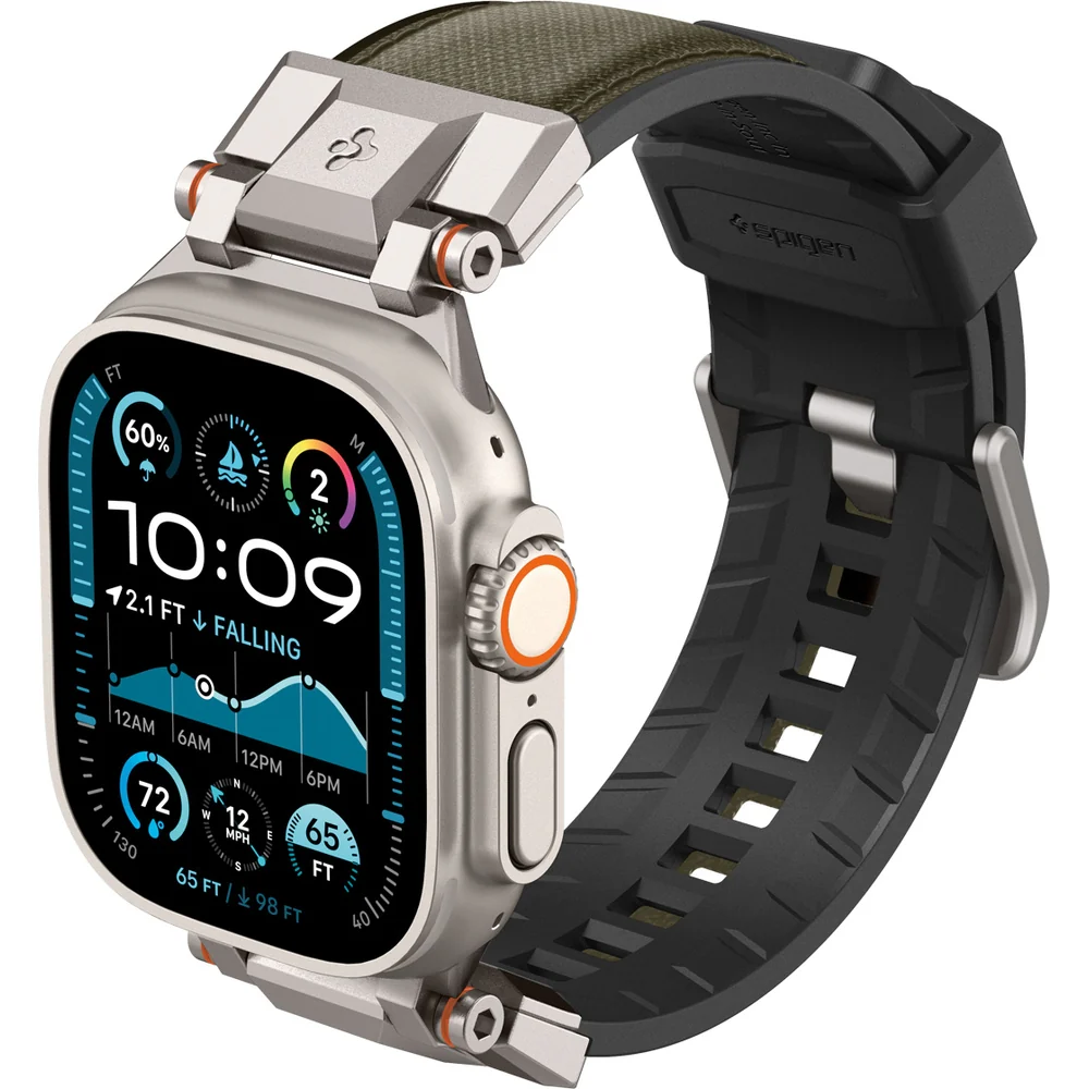 Armband für Apple Watch 49/46/45/44 mm, Spigen DuraPro Armor, Grün - Image 4