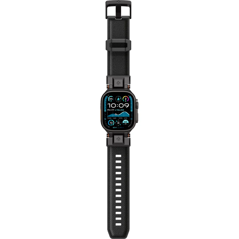 Armband für Apple Watch 49/46/45/44 mm, Spigen DuraPro Armor, Schwarz - Image 9