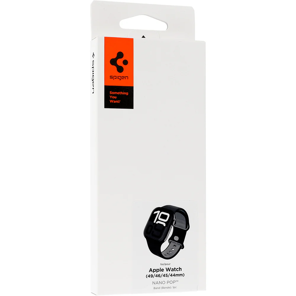 Armband für Apple Watch 49/46/45/44 mm, Spigen Nano Pop, Schwarz - Image 14