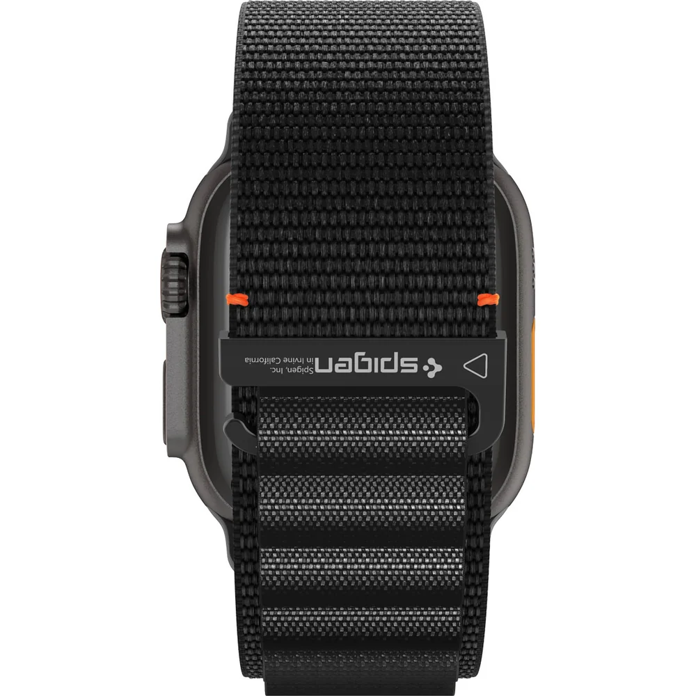 Armband für Apple Watch 49/46/45/44 mm, Spigen WBF1 Band, Schwarz - Image 9