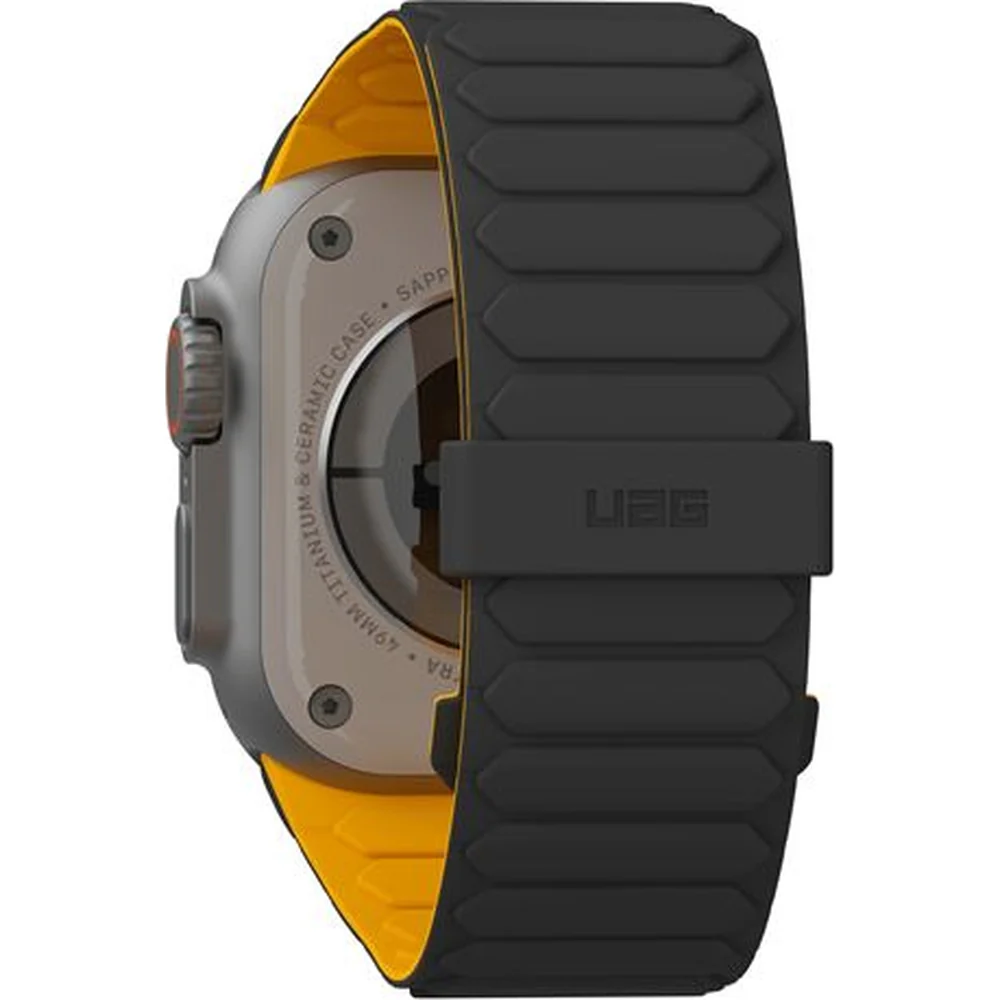Armband für Apple Watch 49/46/45/44 mm, Urban Armor Gear Pathfinder, Gelb-Schwarz - Image 10