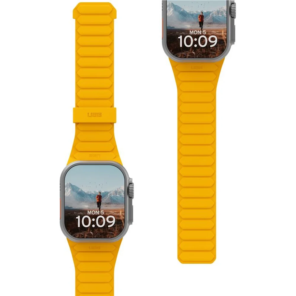 Armband für Apple Watch 49/46/45/44 mm, Urban Armor Gear Pathfinder, Gelb-Schwarz - Image 11