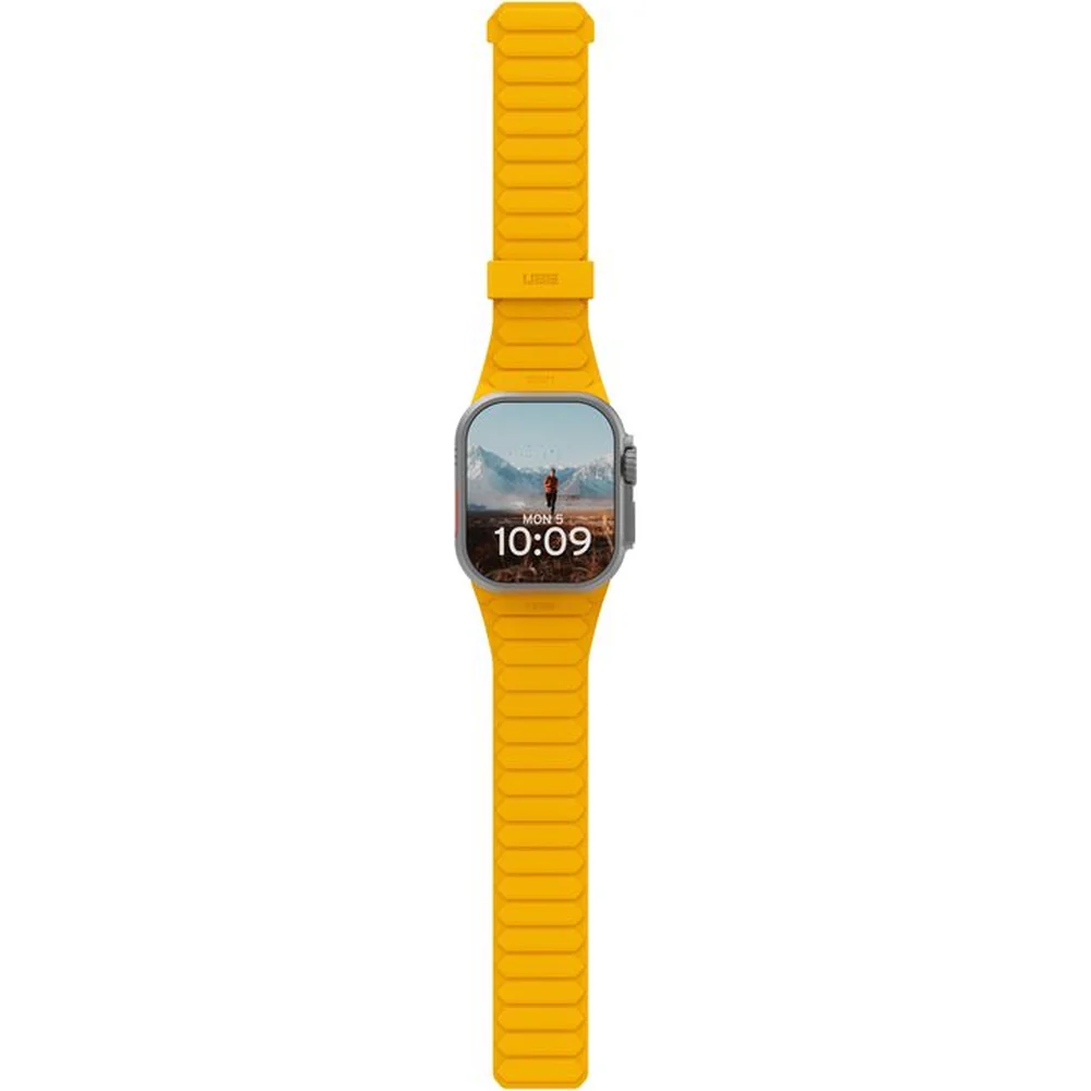 Armband für Apple Watch 49/46/45/44 mm, Urban Armor Gear Pathfinder, Gelb-Schwarz - Image 2